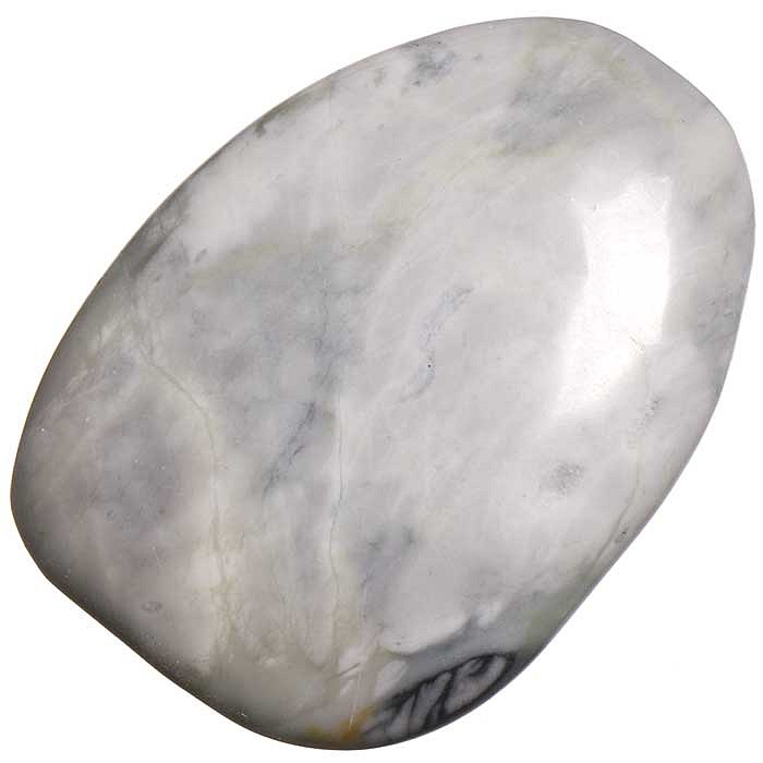 Jaspis picasso, tromlovaná placička 41 mm