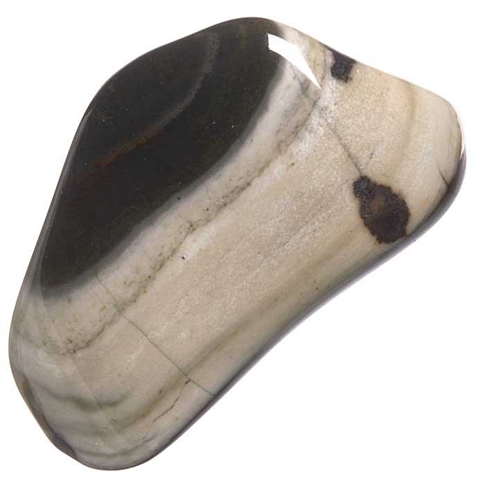 Jaspis zebra tromlovaný M