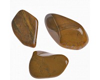 Jaspis žlutý tromlovaný M, 3 ks