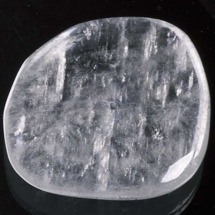 Kalcit bílý, placička tromlovaná