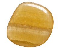 Kalcit oranžový,  tromlovaná placička 42 mm