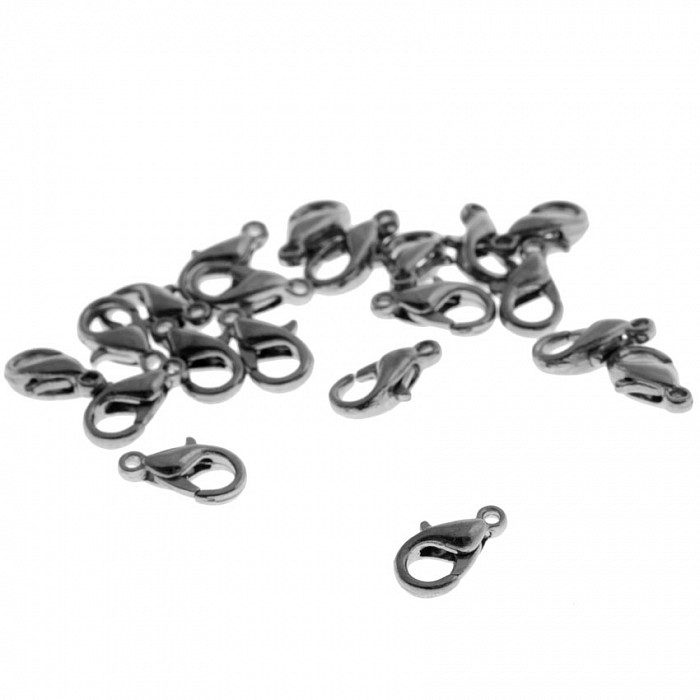 Karabinka gunmetal, 10 mm (5 ks)