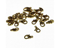 Karabinka starozlatá, 12 mm (20 ks)