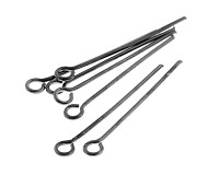 Ketlovací jehla gunmetal, 24 mm (50 ks)