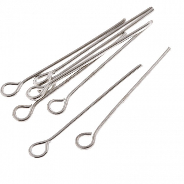 Ketlovací jehla platinová, 24 mm (50 ks)