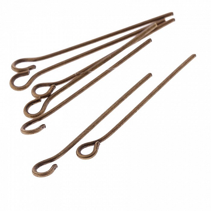 Ketlovací jehla starozlatá, 40 mm (500 ks)