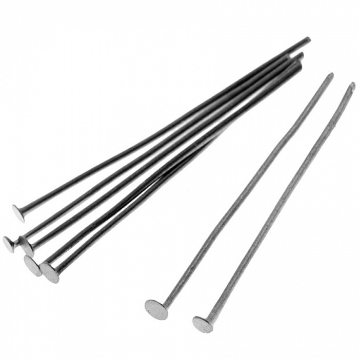 Ketlovací nýt gunmetal, 40 mm (50 ks)