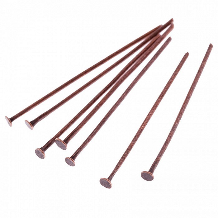 Ketlovací nýt měděný, 40 mm (100 ks)