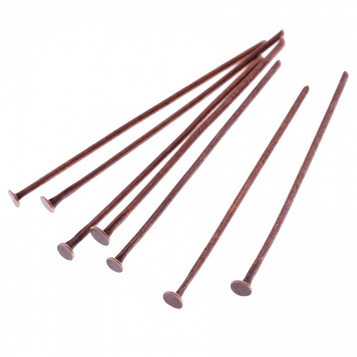 Ketlovací nýt měděný, 40 mm (50 ks)