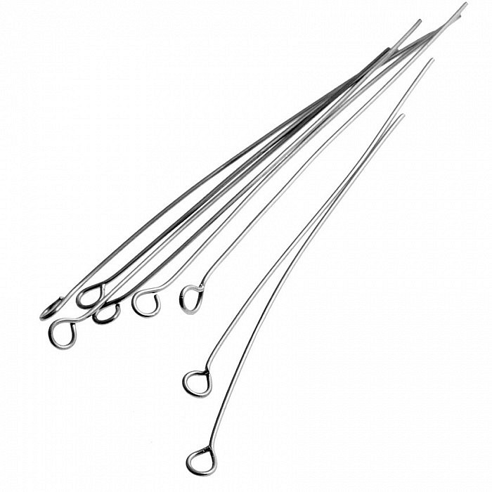 Ketlovací jehly z chirurgické oceli 316L, 65x0,8 mm (25 ks)