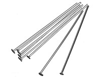 Ketlovací nýty z nerezové oceli, 30x0,7 mm (25ks)