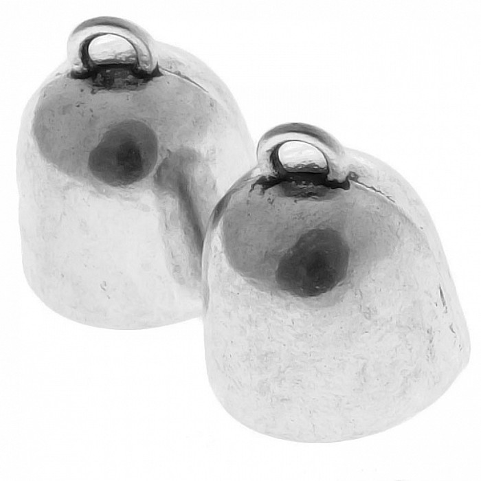 Koncovka 13,5x16 mm, platinová (2 ks)