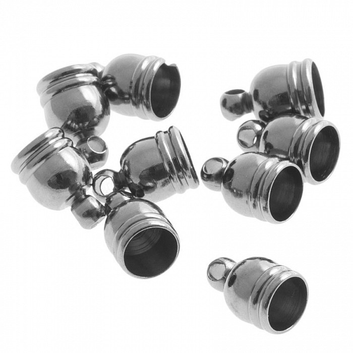 Koncovka 5x8 mm, gunmetal (10 ks)