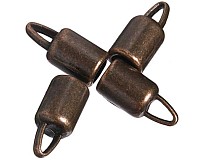 Koncovka 6,5x14 mm, měděná (4 ks)