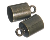 Koncovka 6x10 mm, starozlatá (10 ks)