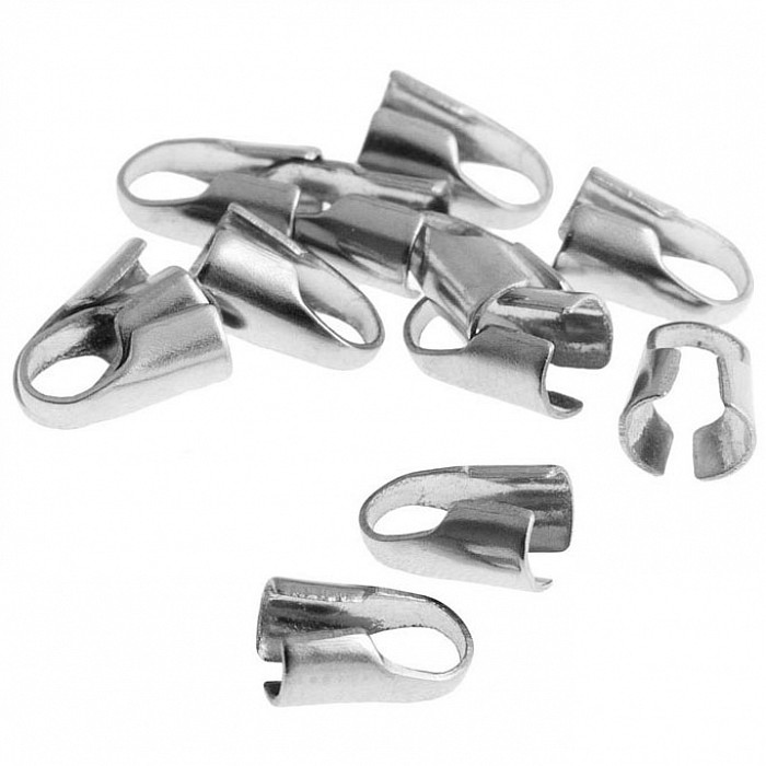 Koncovka z nerezové oceli, 10x5 mm (10 ks)