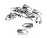 Koncovka z nerezové oceli, 12x6 mm (8 ks)