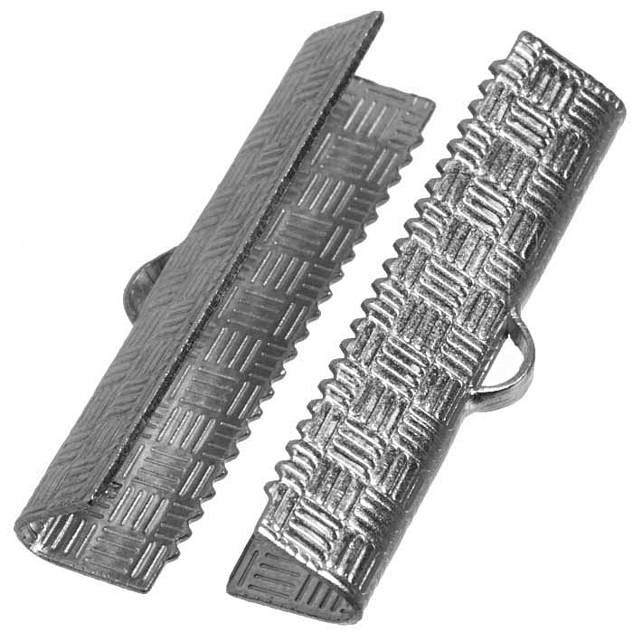 Koncovka z nerezové oceli, 25x5,5 mm (2 ks)