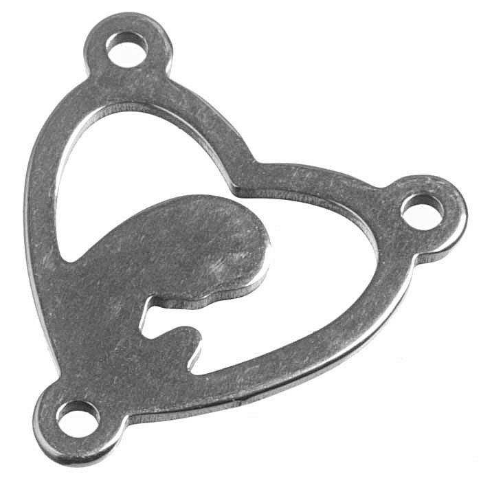 Konektor z nerez oceli, 17x16 mm (2 ks)