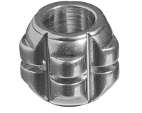 Korálek z nerez. oceli, 10 mm, prův. 6 mm (1 ks)