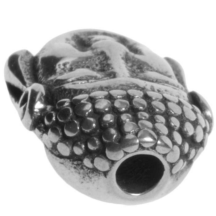 Korálek z nerez. oceli, 14 mm, prův. 2,6 mm (1ks)