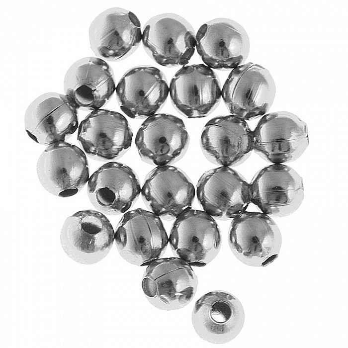 Korálek z nerezové oceli, 3 mm (100 ks)