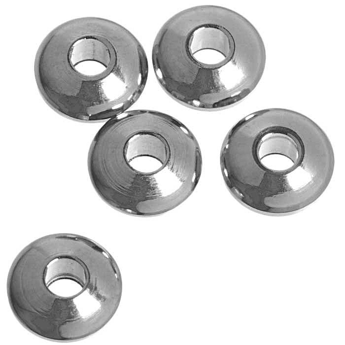 Korálek z nerezové oceli, 5x3 mm (10 ks)