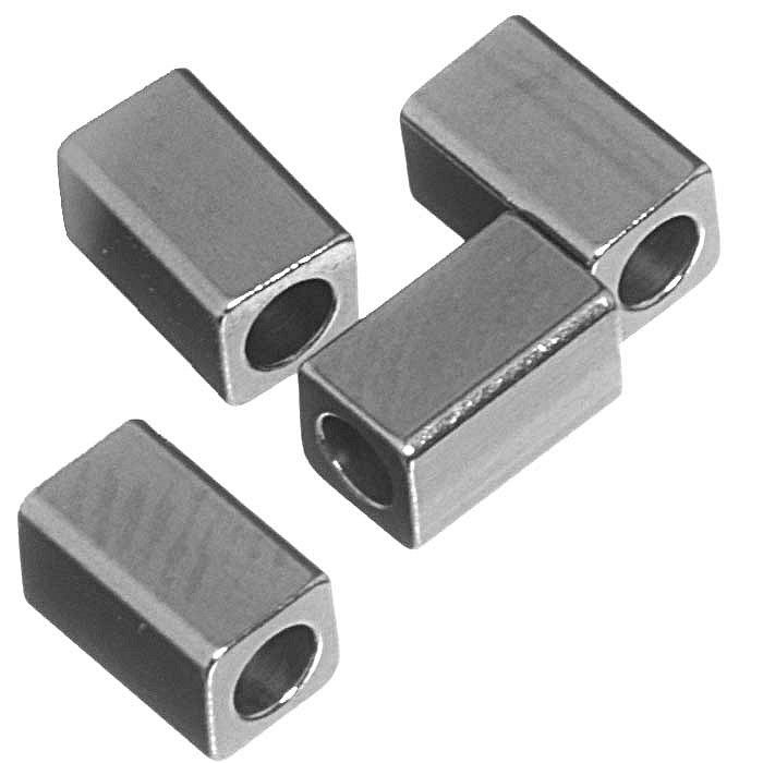 Korálek z nerezové oceli, 5x3 mm (4 ks)