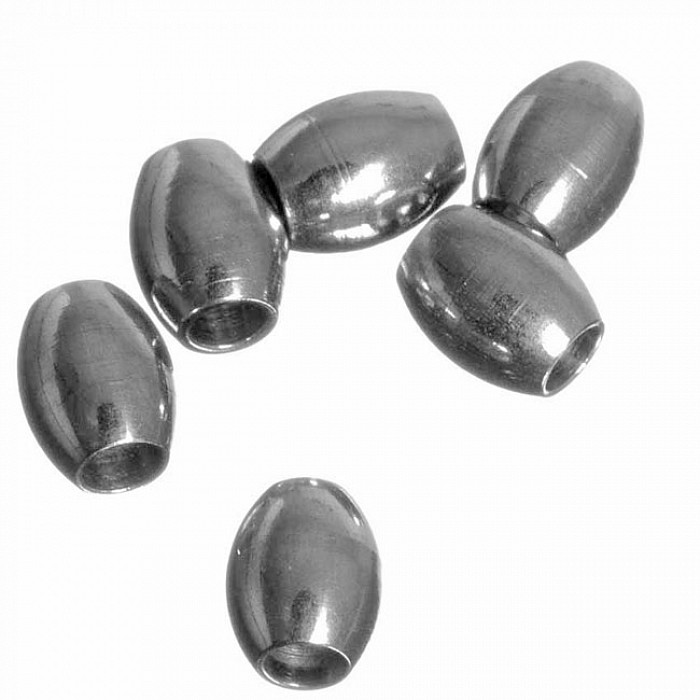 Korálek z nerezové oceli, 5x4 mm (4 ks)