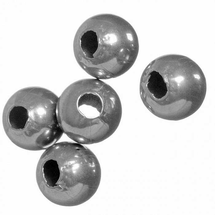 Korálek z nerezové oceli, 8 mm (4 ks)