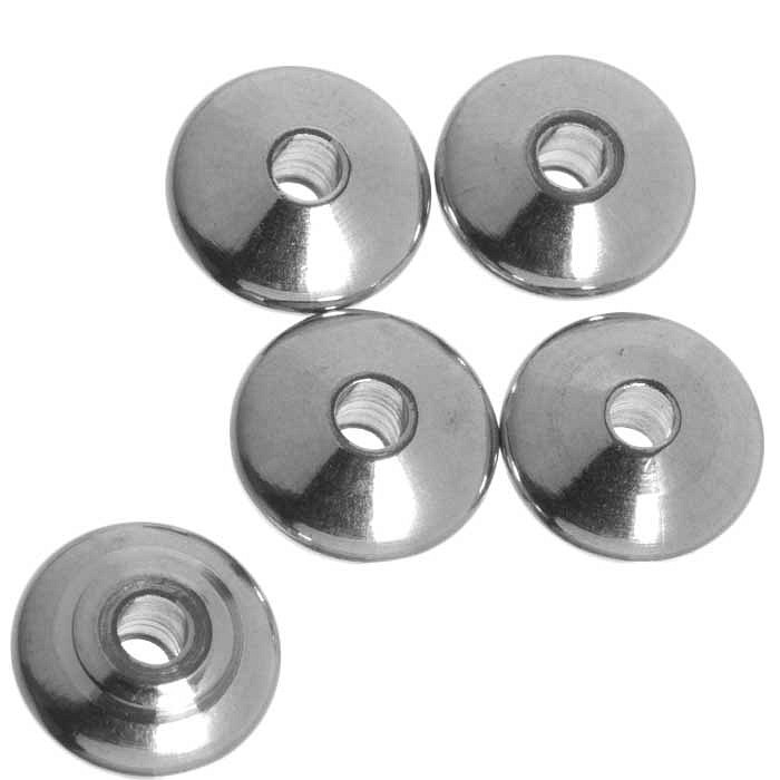 Korálek z nerezové oceli, 8x4 mm (4 ks)