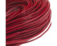 Kožený kord červený, 1,5 mm (1 m)