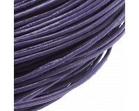 Kožený kord fialový, 1,5 mm (1 m)