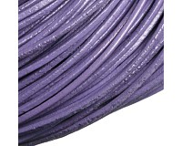 Kožený kord fialový, 1 mm (1 m)