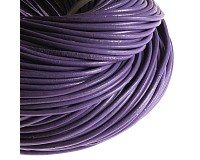 Kožený kord fialový, 3 mm (1 m)