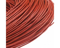 Kožený kord oranžový, 1,5 mm (1 m)