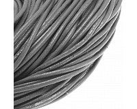 Kožený kord šedý, 2 mm (1 m)