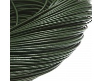 Kožený kord tmavě zelený, 1,5 mm (1 m)