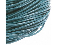 Kožený kord tyrkysový, 1 mm (1 m)