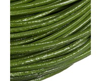 Kožený kord zelený, 1 mm (1 m)