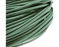 Kožený kord zelený, 2 mm (1 m)