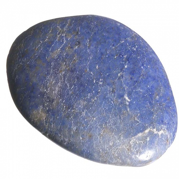 Dumortierit, tromlovaná placička