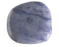 Křemen modrý, tromlovaná placička 33 mm