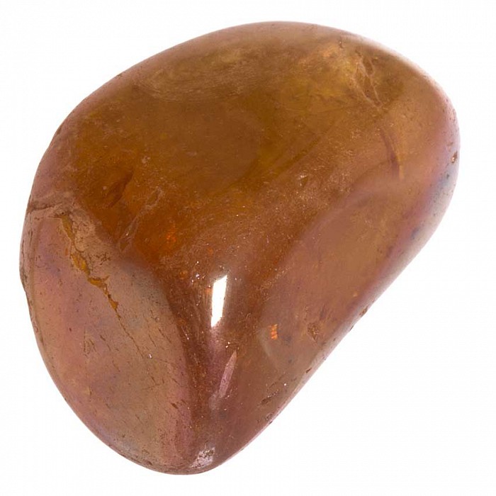 Křišťál Aqua Aura tromlovaný M