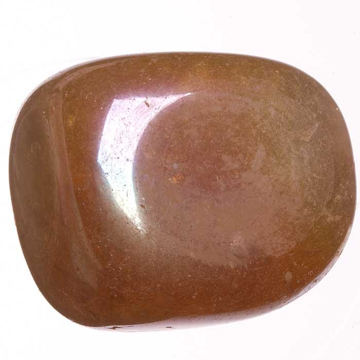 Křišťál Aqua Aura tromlovaný M