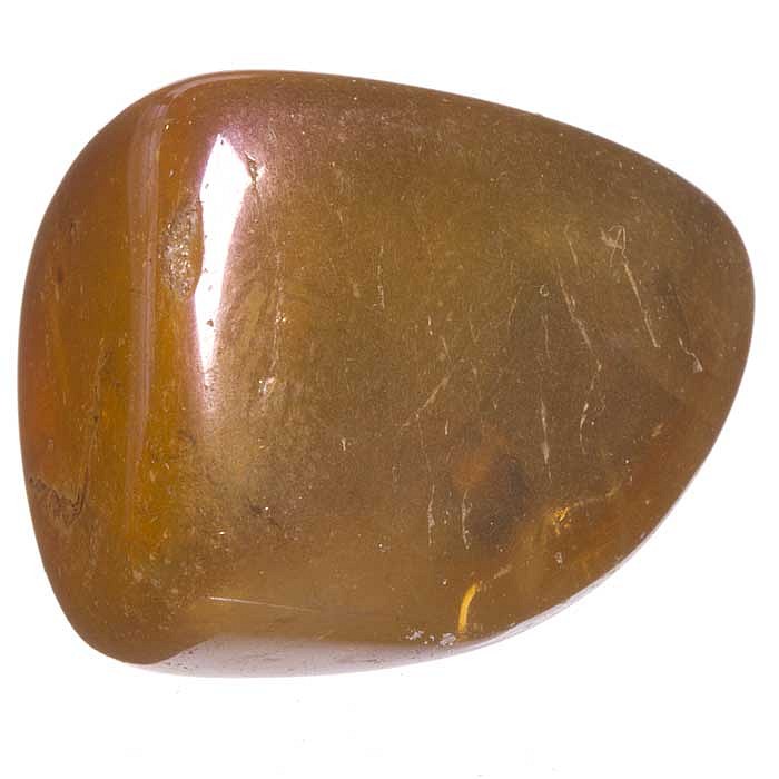 Křišťál Aqua Aura tromlovaný M