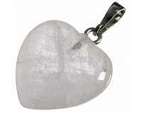 Křišťál QB, srdce s očkem 20 mm