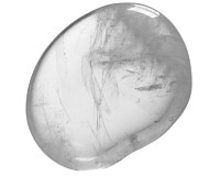 Křišťál, tromlovaná placička 35 mm