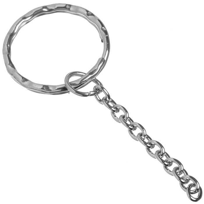 Kroužky na klíče z nerezové oceli, 25x68 mm