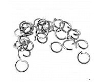 Kroužky z nerezové oceli, 6x0,8 mm (250ks)